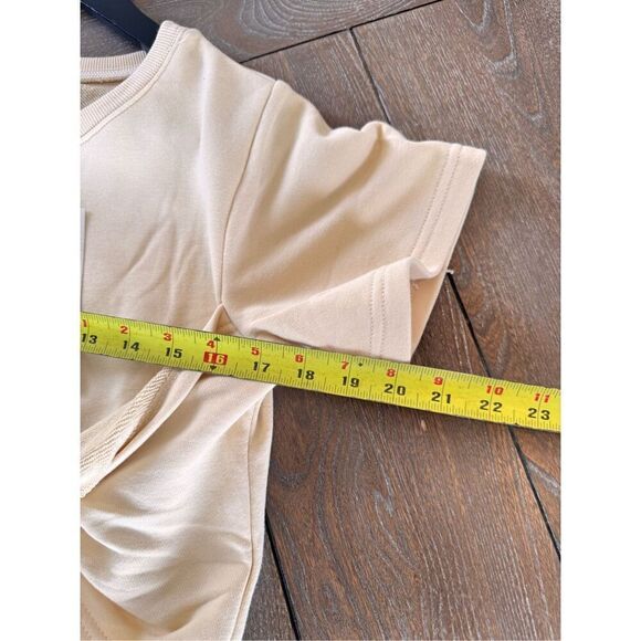 NWT SABO Skirt Riz Twist Top in Yellow Size Medium - Picture 8 of 9